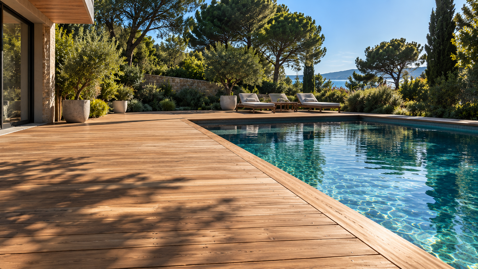 Plages de piscine
